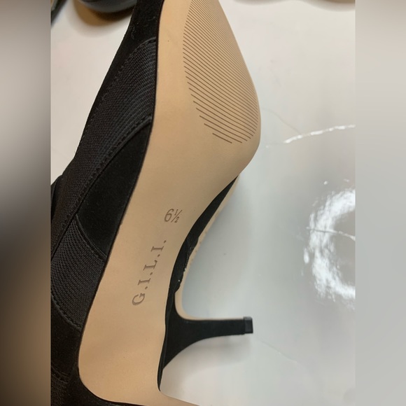 NWT G.I.L.I. Women's Gi-Genevive Pointed Toe Ankle Booties Black US 6 M New - Picture 5 of 5